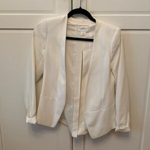 Club Monaco White Blazer with Tie Back